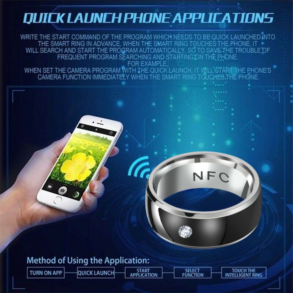 Fashion NFC Smart Finger Ring  - Smart Ring Nfc Pay recension och pris