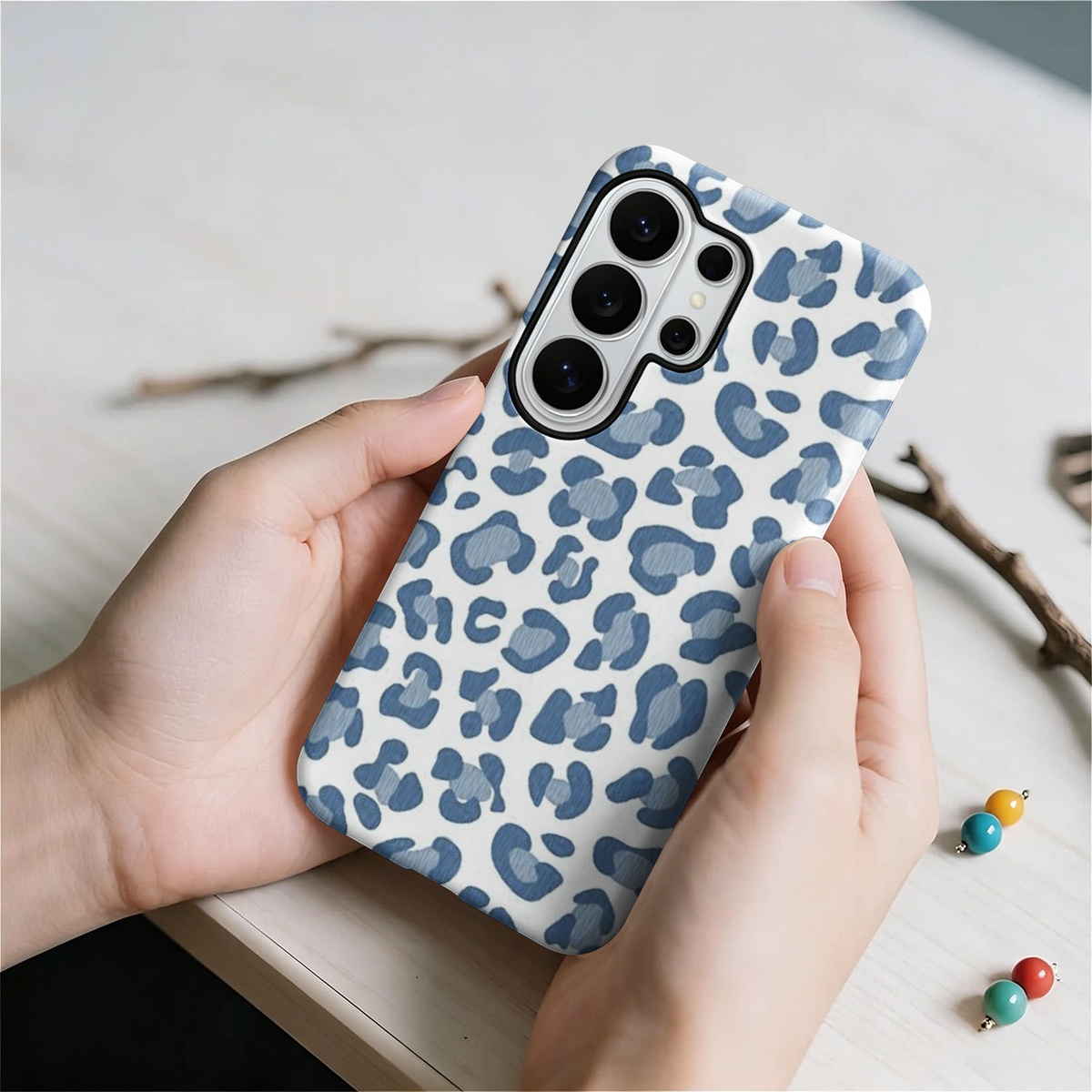 Blue Leopard Print 2-in-1 Dual - Samsung Galaxy S24 recension och pris