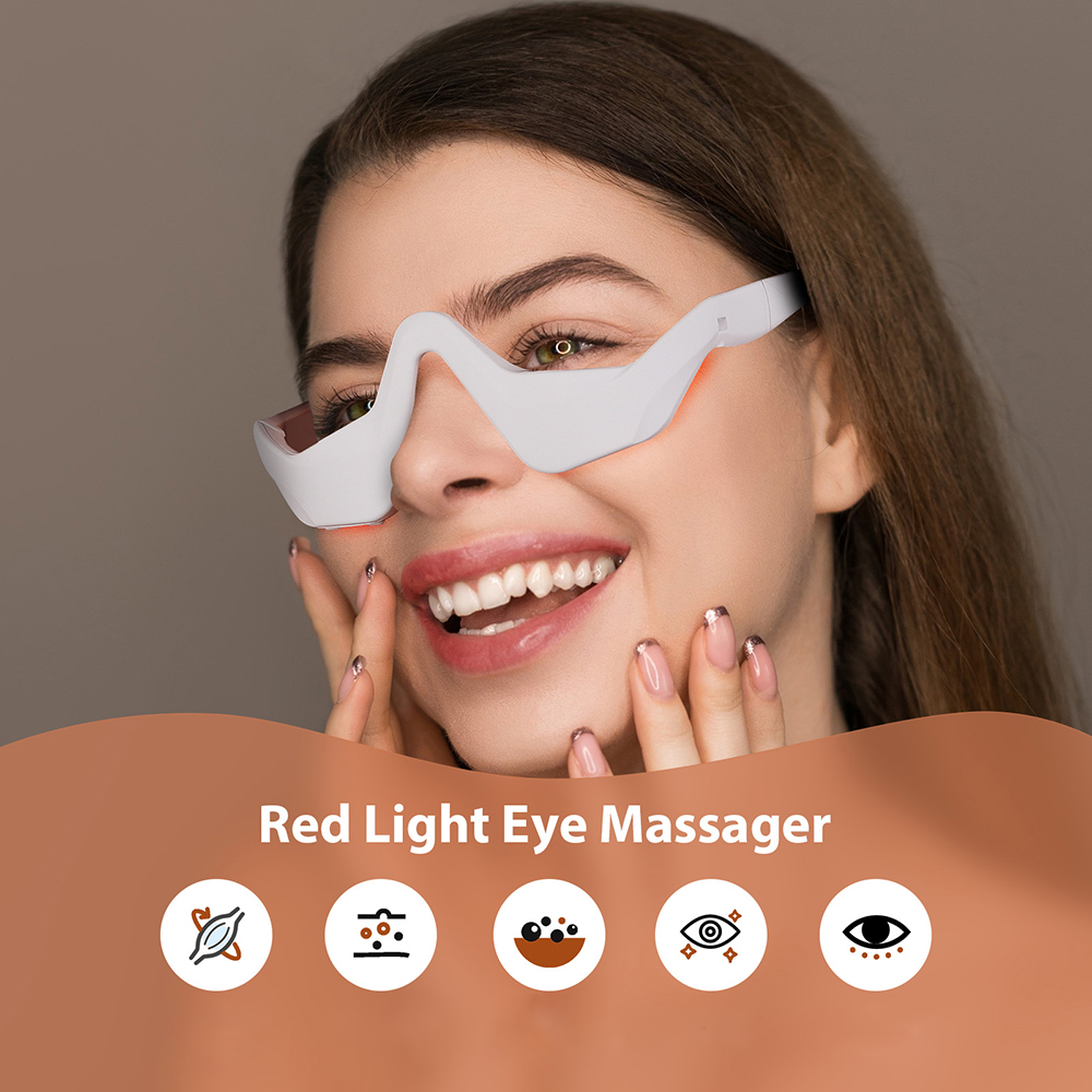 Eye Massager 3D Eyes Relax Mas - Light Therapy Glasses recension och pris