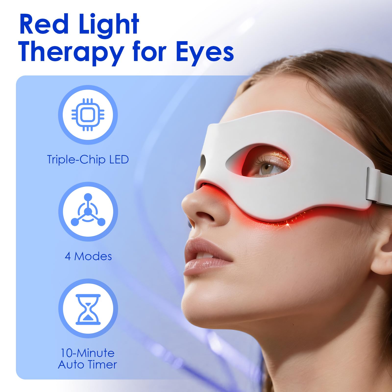 3D Red Light EMS Eye Massager  - Light Therapy Glasses recension och pris